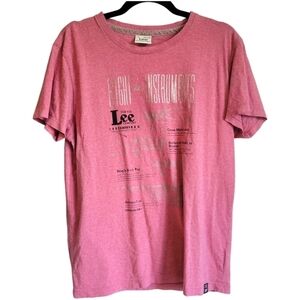 Lee Red Cotton tshirt Men's size Large